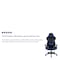 Flash Furniture Leather Gaming Chair, Blue CH-187230-1-BL-GG - alternate 9
